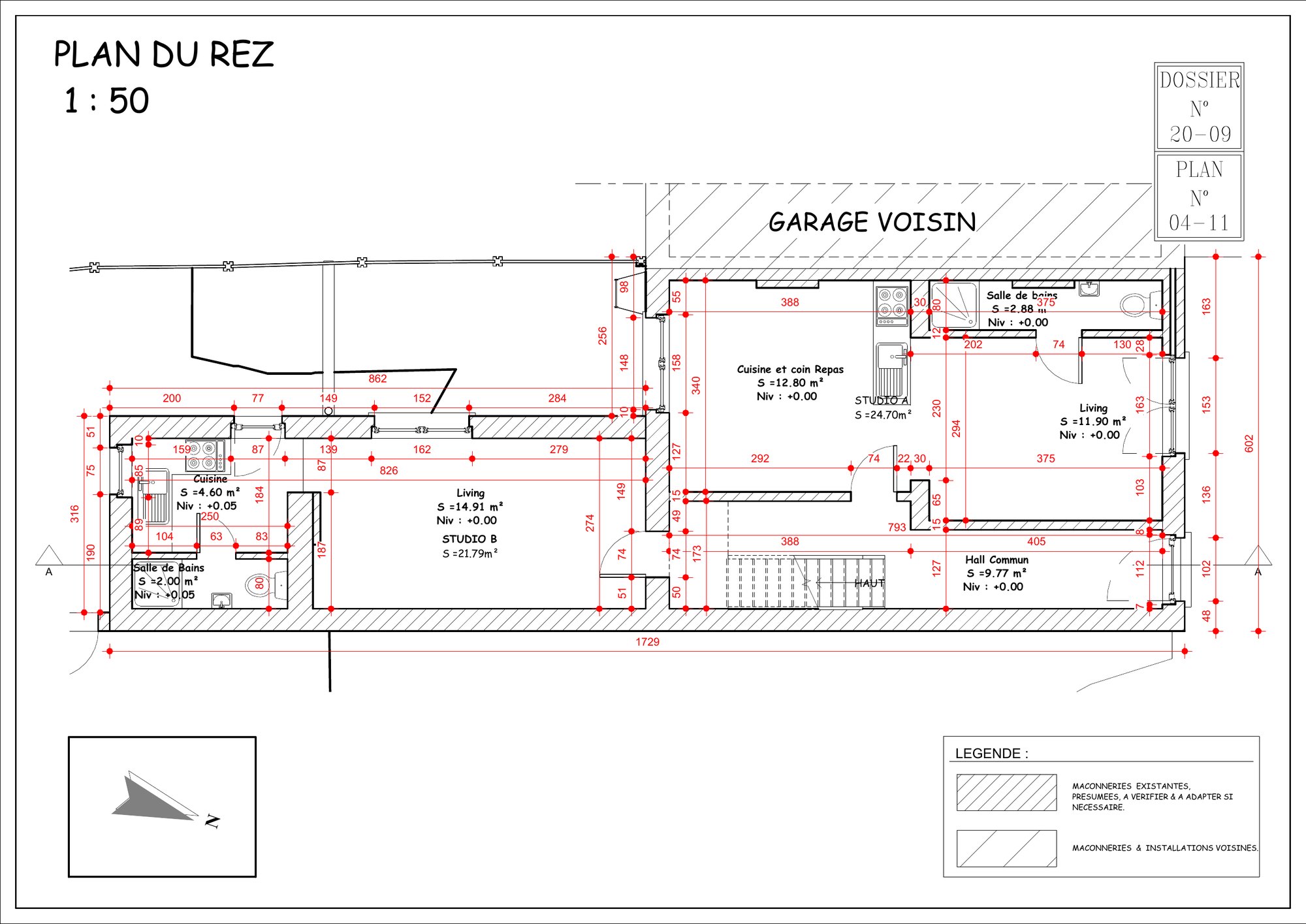 Plan rez-de-chaussée