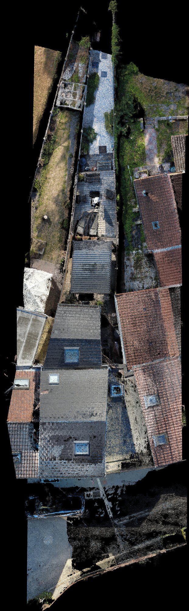Orthophoto nuage de points